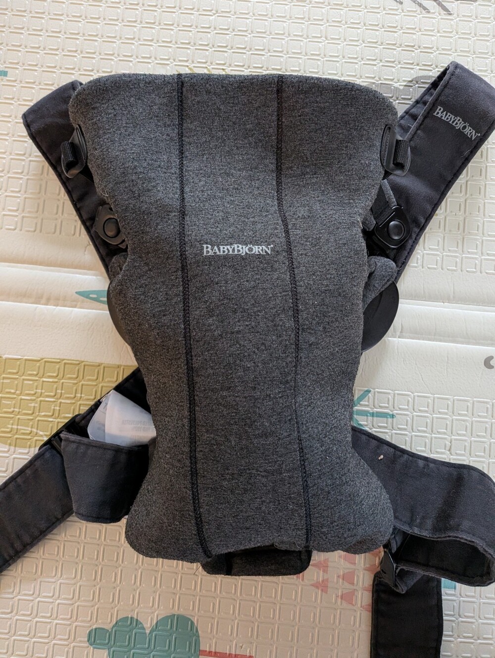 Baby Bjorn mini carrier Jersey Dark Grey Charcoal